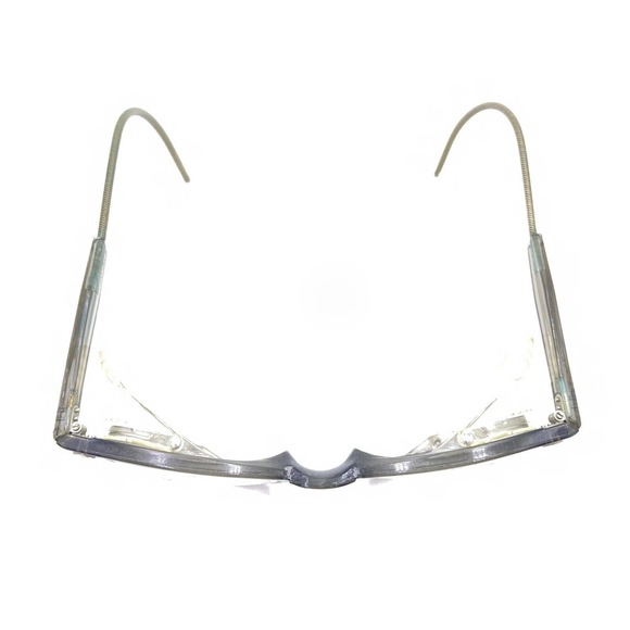 Sellstrom Vintage Smoke Gray Square Side Shields Eyeglasses Frames 150 Men Women - Picture 3 of 12